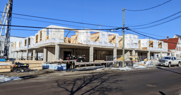construction of new apartment building